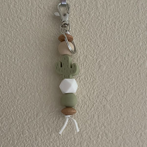 Sedona Silicone Bead Keychain